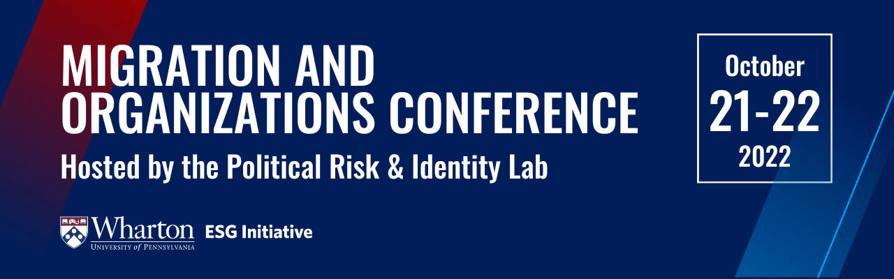 Migration & Organizations Conference Migration & Organizations Conference