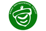 A green circular logo with an acorn design in the center, featuring the text "Penn Environmental Group" around the edge.