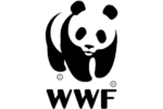 WWF logo featuring a stylized black and white panda above the letters "WWF," representing the World Wide Fund for Nature, focusing on wildlife conservation and environmental protection.