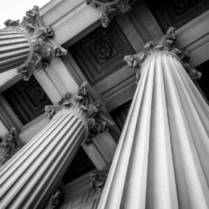 Corinthian Columns Decorative image of corinthian columns on a building